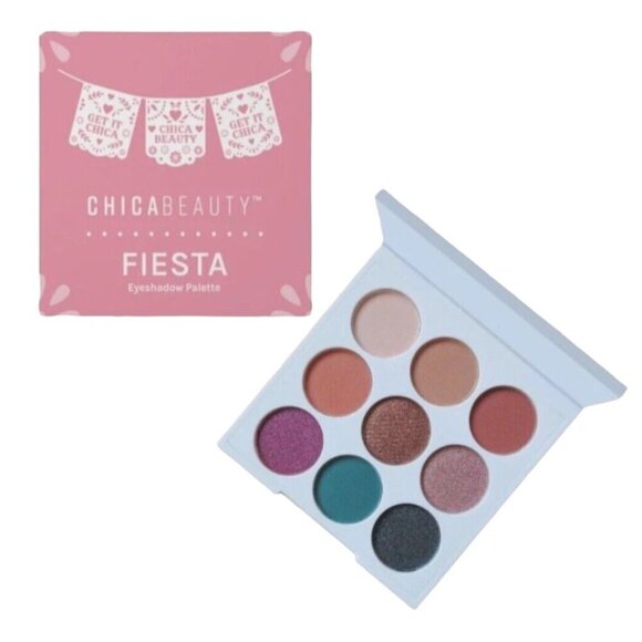 Chica Beauty Mini Fiesta Eyeshadow Palette Eye Shadow Inspired by San Antonio - Picture 1 of 3